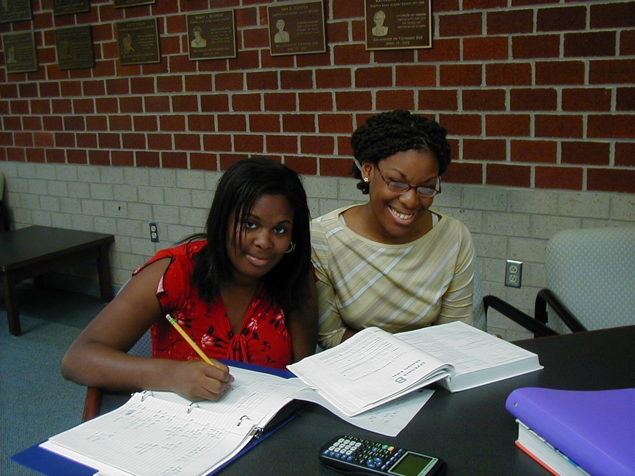 HRA students studying